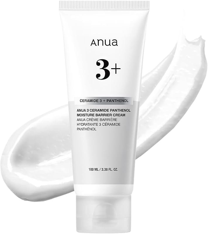 ANUA 3 Ceramide Panthenol Moisture Barrier Cream, 3.38 fl oz — ceramide moisturizer for non comedogenic moisturizer