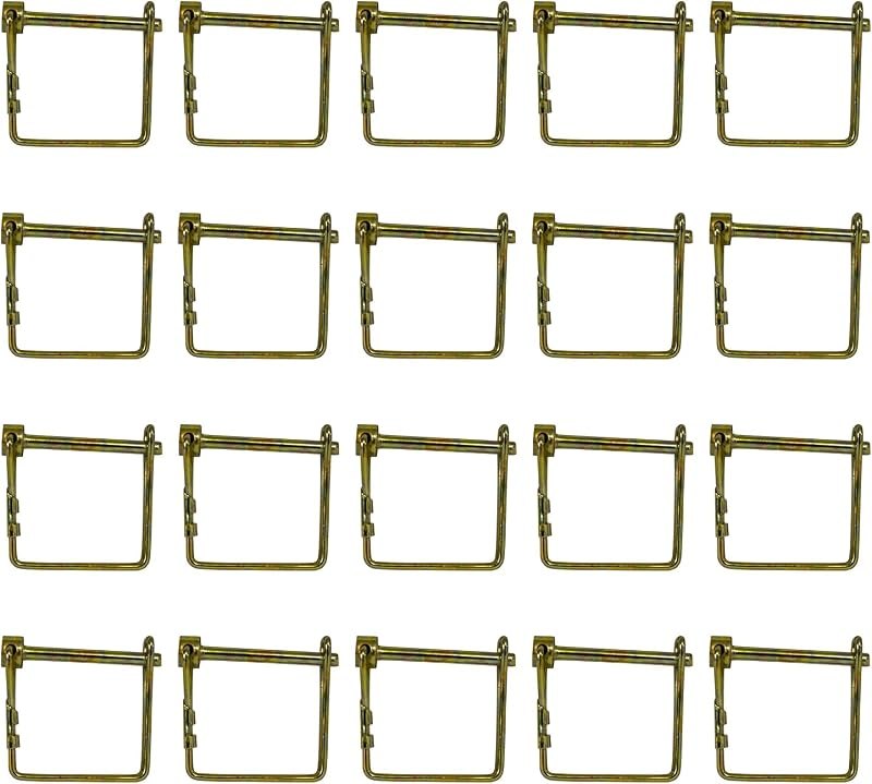 Buyers Products 66063 Yellow Zinc Plated Snapper Pin, 1/4 Inch Diameter, 2-1/2 Inch Useable Length, 1-3/4 Inch