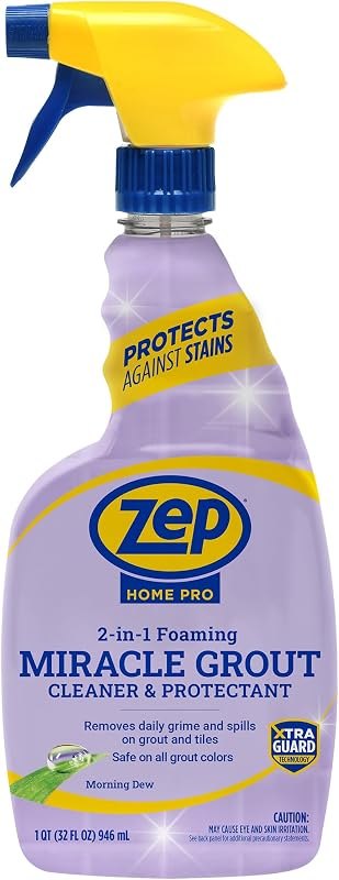 Zep HomePro Foaming Miracle Grout Cleaner & Protectant - 32oz-(Pack of 1) — grout cleaner for grout cleaner under 30
