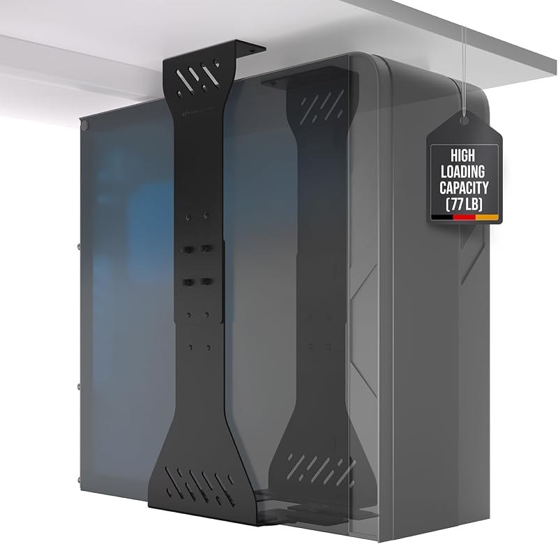 Heavy Duty Under Desk PC Holder — Computer Accessory heavy duty for computer accessory
