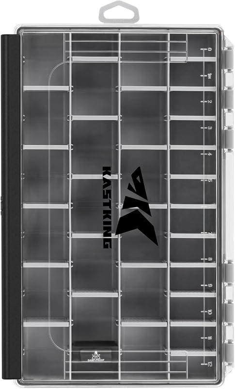 KastKing HyperSeal Waterproof Tackle Box, 3700 1 Pack, Black — best tackle box waterproof for tackle box waterproof
