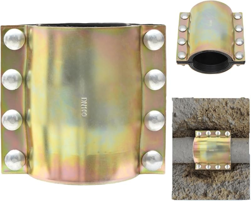 Nisorpa Water Pipe Repair Clamp for 4 Inch Leak Sealer Pipes