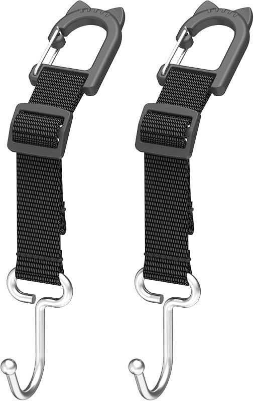 Purse Hook for Car, Adjustable Headrest Hooks, 2 Pack — hook for best car organizer under 40