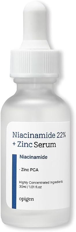Niacinamide 22% + Zinc Serum for Face, Pore Reducer, Diminishes Acne Prone, Skin Balancing Pore Reducing, Korean Skin