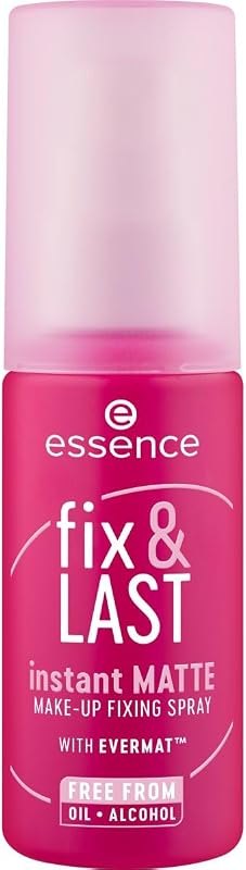 essence Fix & Last Instant Matte Makeup Fixing Spray, Oil Control — matte setting spray for makeup setting spray under