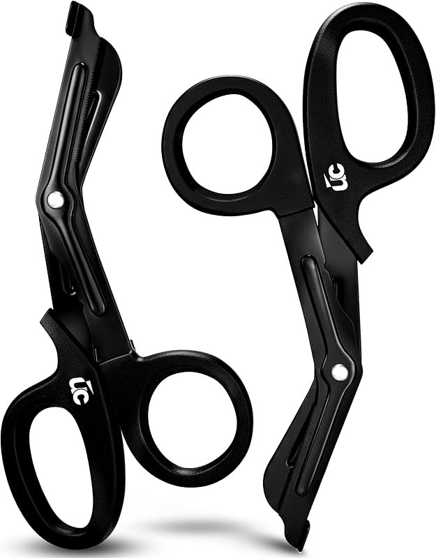 Utopia Care Trauma Shears For Nurses Stainless Steel Bandage Scissors 2 Pcs — trauma shears for first aid kit refill
