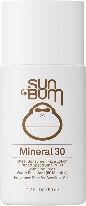 Sun Bum Mineral SPF 30 Face Sunscreen Lotion - Travel Size, 1.7 oz — mineral sunscreen face no leak for mineral