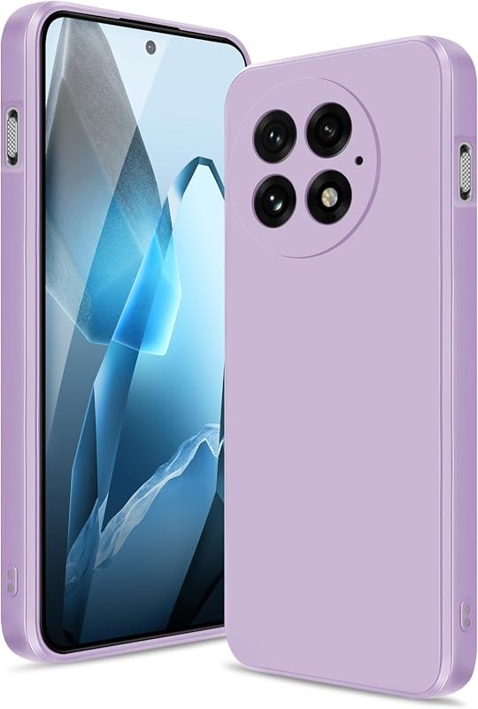Silicone Case for OnePlus 13, Purple — case for best OnePlus 13 accessories