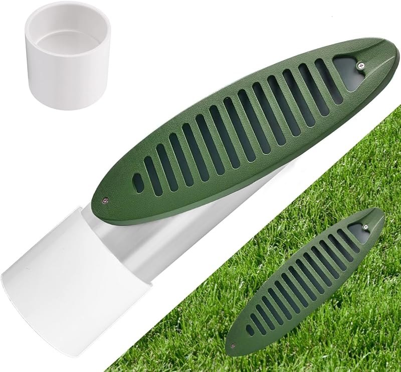 4 Inch Yard Drain kit,French Drain kit for 4 inch drainage pipe, Angled Yard Drainage Emitter,yard Drain Grate for