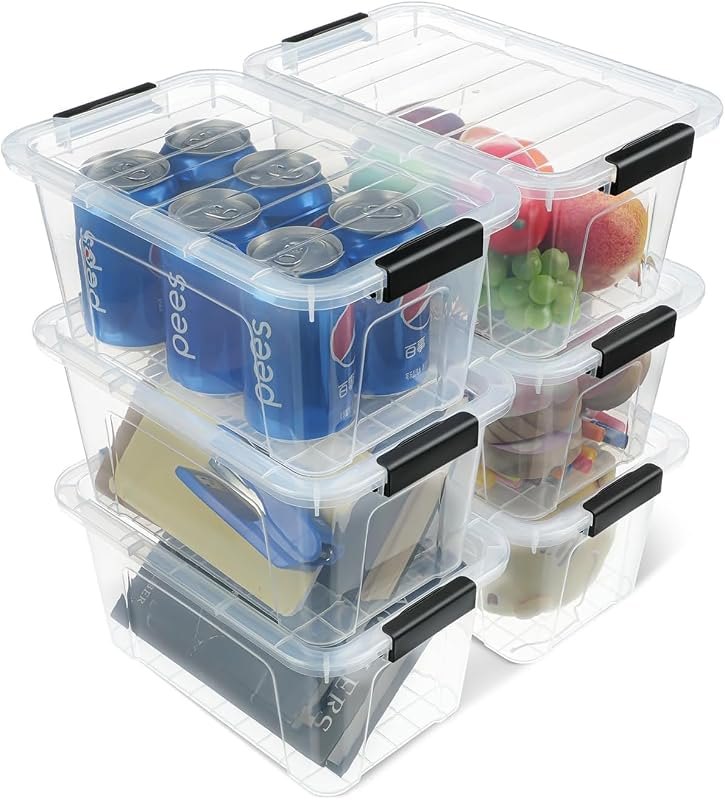 EOENVIVS — clear storage bins with lids amazon for clear storage bins with lids durable heavy duty