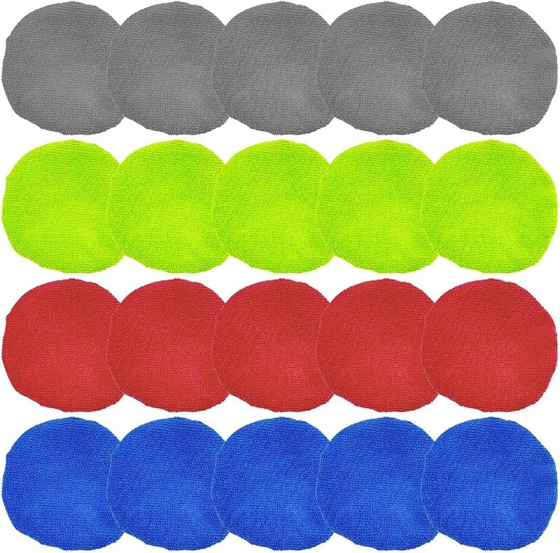 20PCS Microfiber Cloths for Car Windshield Cleaning Tool, Replaced Glass Cleaning Clothes, Interior Auto Window