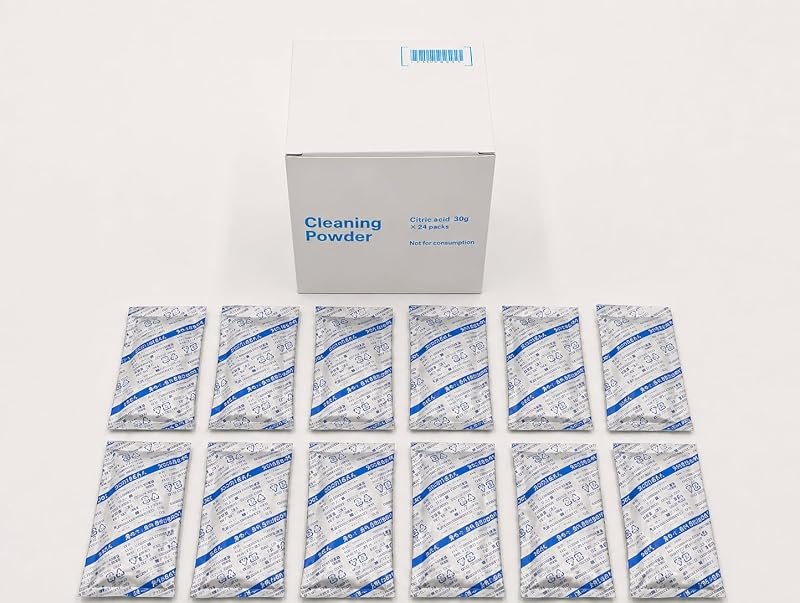 E-Cleaner Refill Powder Citric Acid for SD501 and K8 Water Machines (12) packets x 30 grams — Well Water refill for