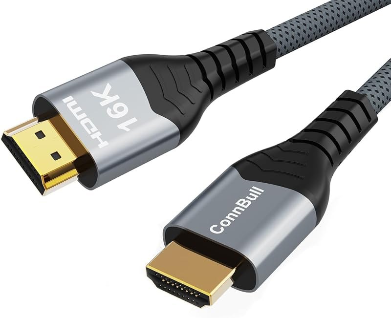 16K 10K 8K HDMI 2.2 Cable 96Gbps 6.6FT, Certified High Speed HDMI Cord — hdmi cable for best soundbar travel compact