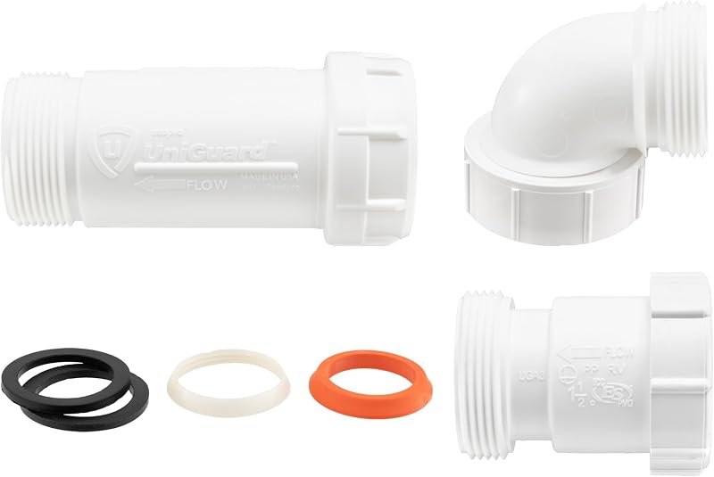 RecPro RV Waterless P-Trap Drain Valve Kit UniGuard — p trap kit no leak for p trap kit