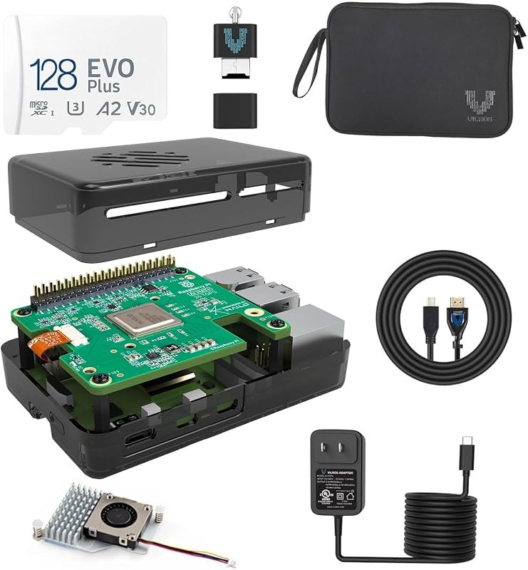 Vilros Raspberry Pi 5 AI Kit (8GB RAM-26 Tops)