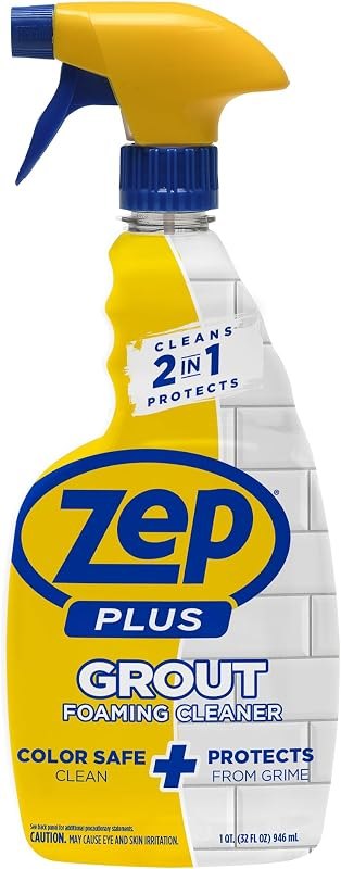 Plus Grout Foaming Cleaner - 32 Fl OZ - R54212-2-in-1 benefits clean while protecting grout from water, dirt and grime