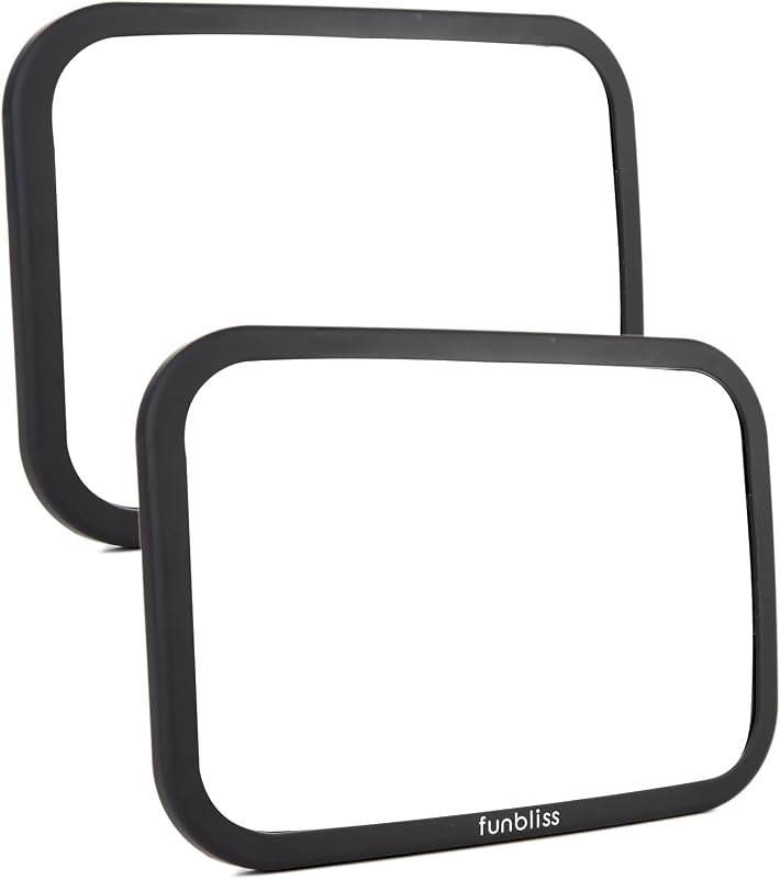 Funbliss 2-Pack Baby Car Mirror — baby car seat mirror pack for baby car seat mirror