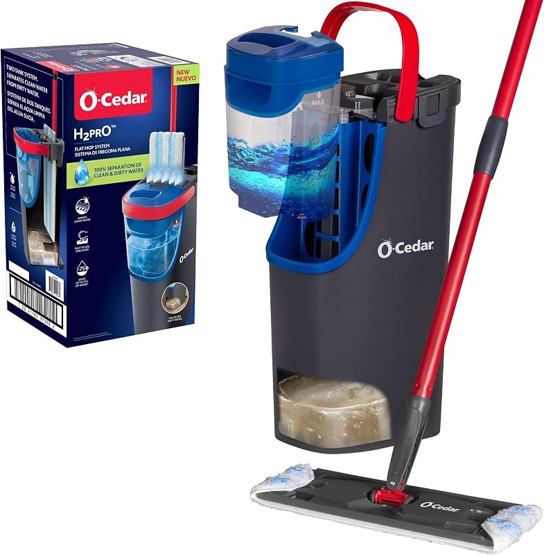 O-Cedar H2prO Flat Mop System — Cloths, mops, and cleaners that do t for cloths mops cleaners job