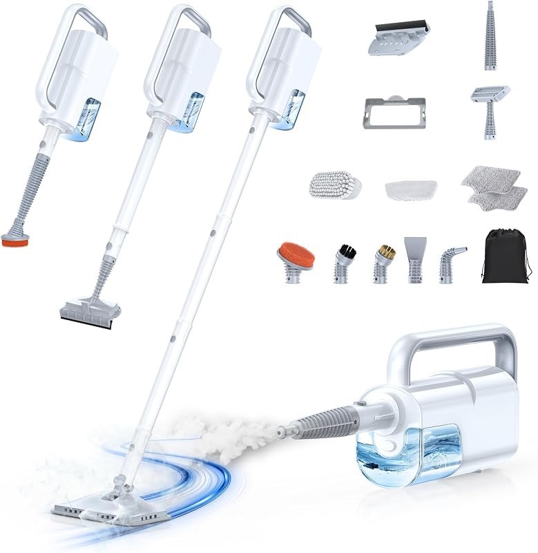 Steam Cleaner, 10-in-1 Detachable Handheld Steam Mop for Multi-Surface — best handheld steam cleaner for handheld