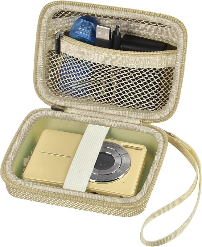 ALKOO Digital Camera Case for CAMKORY/Pouch for KODAK PixproLight Brown — Cameras and the accessories that mak for