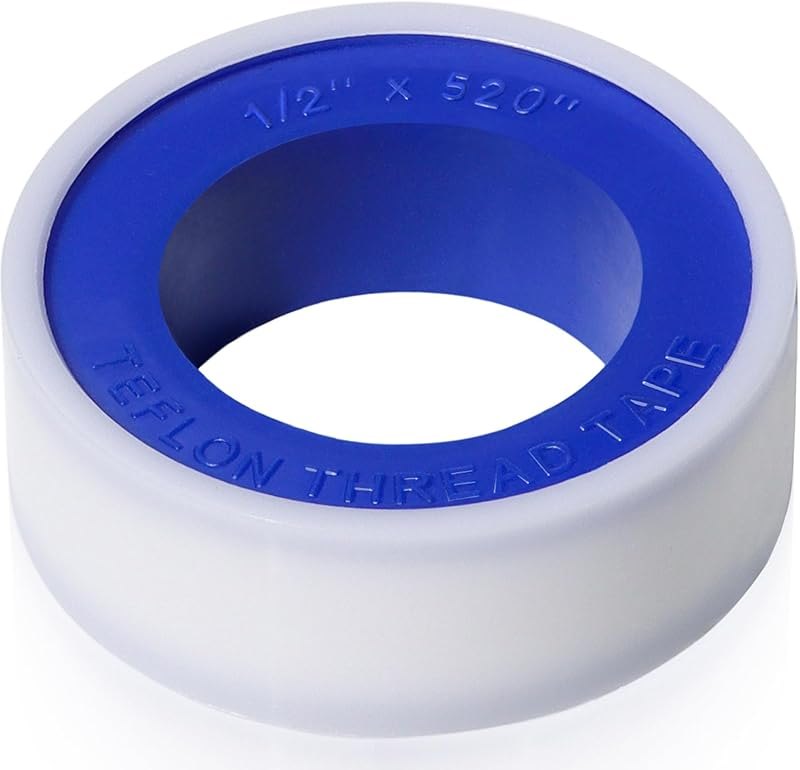 Teflon Tape,PTFE Plumbers Tape,for Sealing,Plumbing,Sealant,Thread Seal for Shower Head,Water Pipe,Prevent Leakage,(1