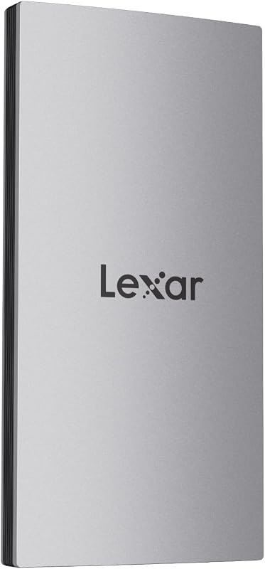 Lexar ES3 1TB Portable SSD Silver, USB 3.2 Gen 2 up to 1050MB/s — 1TB budget for best portable SSD travel compact