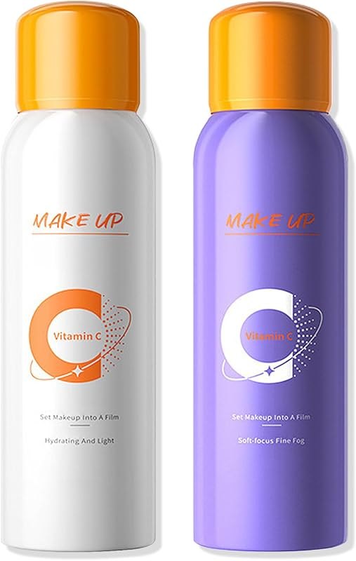 2PCS Makeup Setting Spray for Face,Waterproof Setting Spray for Makeup,Long Lasting Oil Control Finishing Holding Face