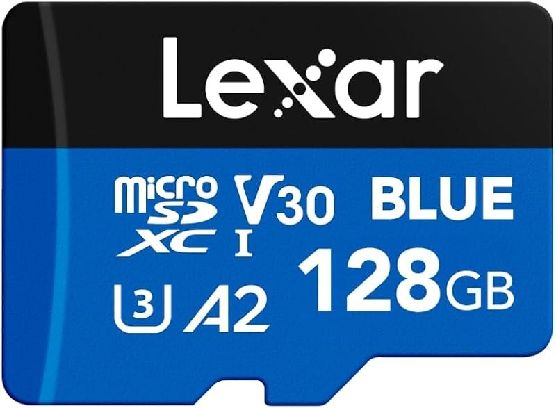 128GB Blue Micro SD Card Up to 160MB/s microSDXC UHS-I Memory Card — Samsung EVO for best microSD card under 40