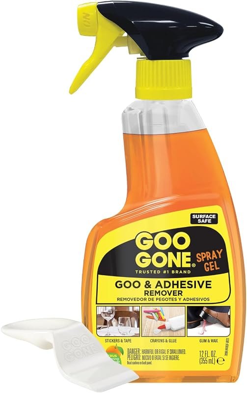 Goo Gone Adhesive Remover Spray Gel 12 Oz with Scraper, Surface Safe — best gasket remover goo for gasket remover goo