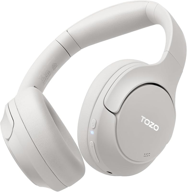 Hybrid Active Noise Cancelling Headphones, Hi Res Audio — Tozo for best earbuds under 100 travel compact