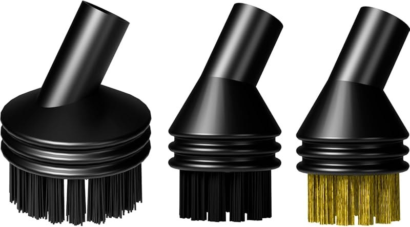 Steam Cleaner Accessories,Replacement Brushes,Original Accessories for Flgocexs Steam Cleaner(3 Pack) — handheld steam