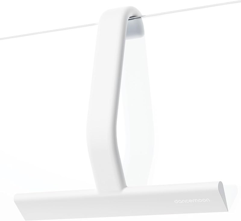 dancemoon JustHang Shower Squeegee with Built-in Hook, 10-Inch White