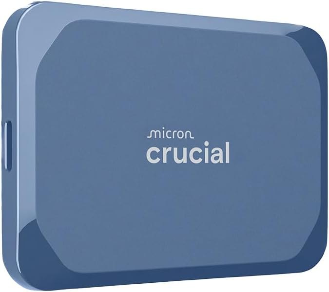 X10 1TB Portable SSD, Up to 2,100MB/s, USB 3.2 USB-C, External Solid State Drive, Compatible with Windows, Mac &