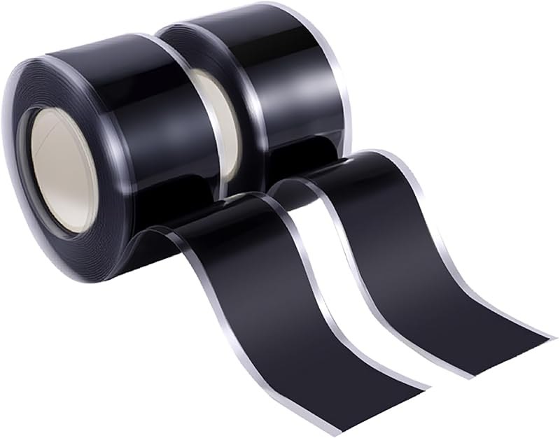 Self Fusing Silicone Tape 2 Rolls Flex Seal Tape 1 Inch x 10 Feet — pipe leak tape amazon for pipe leak tape under 30