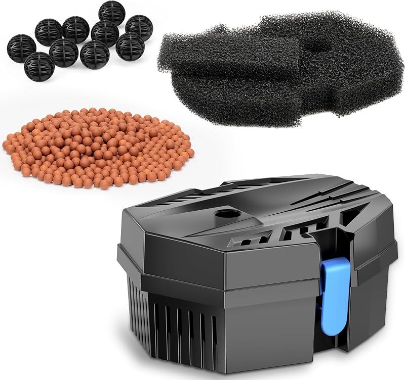 Pond filters that keep water from going pea soup for small spaces and apartments