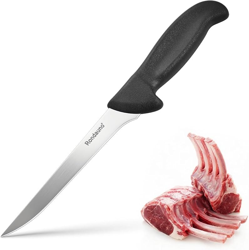 Rondauno Boning Knife, Deboning Knife 6 in Razor Sharp Blade Cutting Meat — filet knife amazon for filet knife under