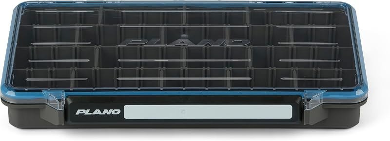 StowAway 3700 Waterproof Stow Tackle Box, IPX7 Waterproof, with Rustricor, Single Latch Design, Transparent DuraView