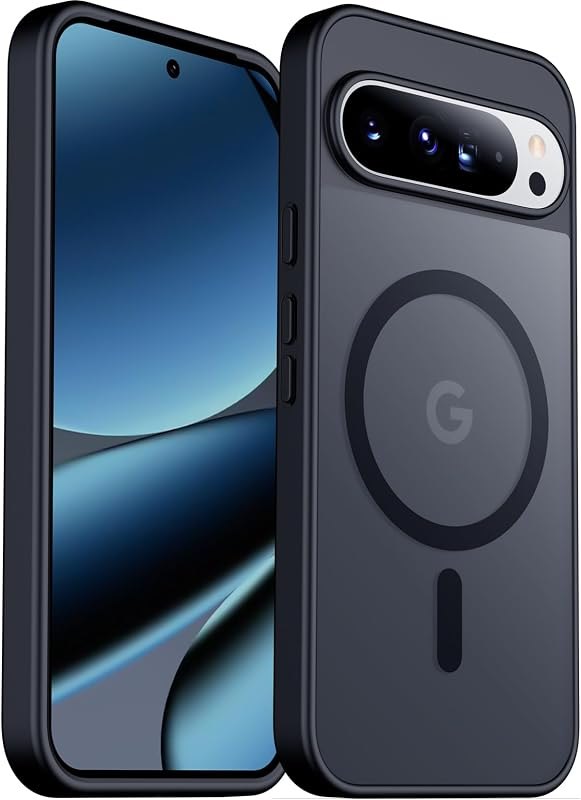SPIDERCASE Magnetic for Google Pixel 10/Pixel 10 Pro Case, Military Grade Drop Protection Slim Translucent Matte