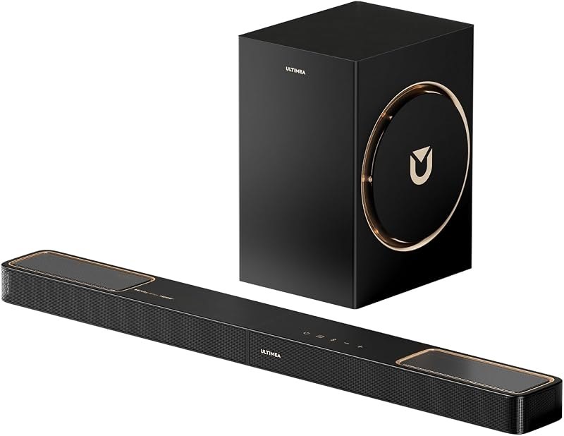 ULTIMEA 3.1.2ch Sound Bar with 6.5 inch Subwoofer, Dolby Atmos — hdmi earc for best soundbar best rated