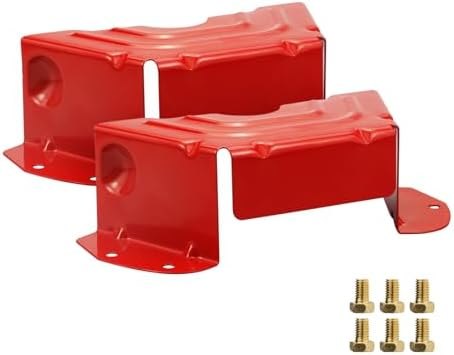 2 Pack Deck Spindle Pulley Belt Guard Cover Compatible with MTD Craftsman Troy Bilt Lawn Mowers, Fits 42 and 46 Inch