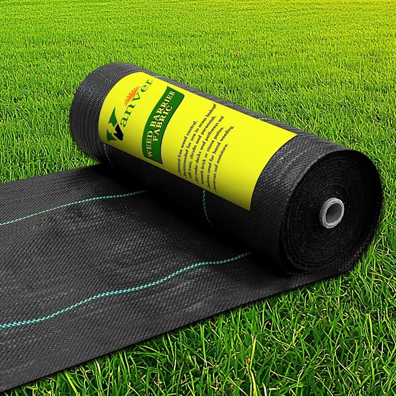 Weed Barrier Landscape Fabric Heavy Duty,2.8FT x 50FT Premium Garden Weed Blocker Fabric for Weed Control, Plastic