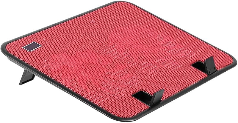 TEHAUX Notebook Cooler Dual Fan USB Laptop Cooling Pad Slim Lightweight Laptop Slim Stand with 8/16 Adjustable Angles