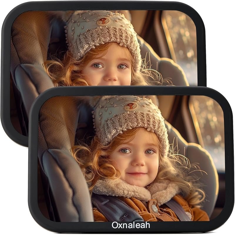 2 Pack Baby Car Mirror — baby car seat mirror replacement for baby car seat mirror