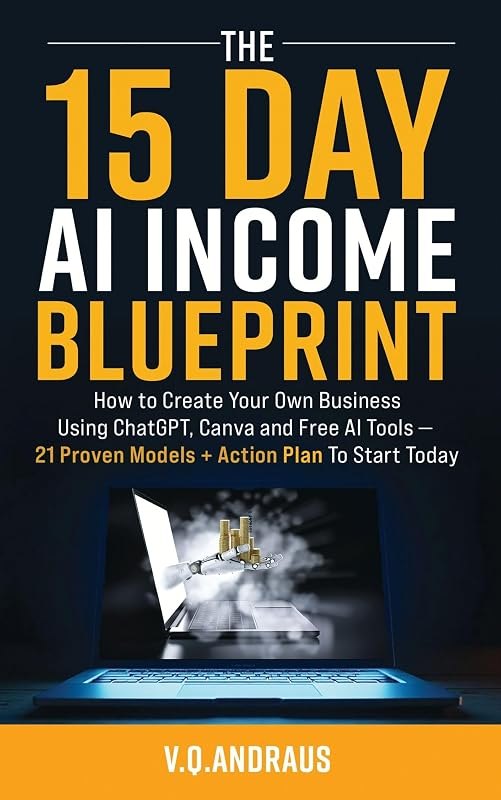 THE 15 DAY AI INCOME BLUEPRINT: Create Your Own Online Business Using ChatGPT, Canva and Free AI Tools - 21 Proven
