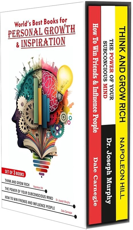 World s Best Books For Personal Growth & Inspiration (Box Set of 3 Books): Perfect Motivational Gift Set — best Self