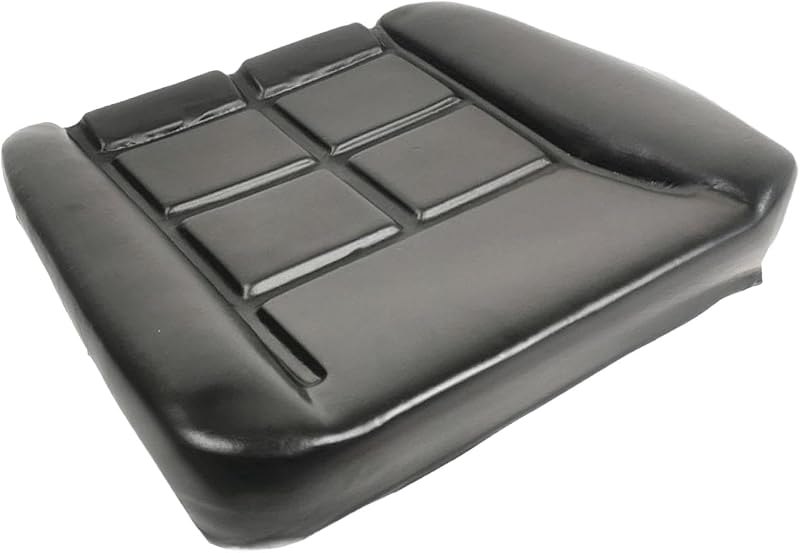 Amagogo Forklift Seat Cushion Universal PU Leather Tractor Seat Pad for Loader Farming Machinery Mower Engineering