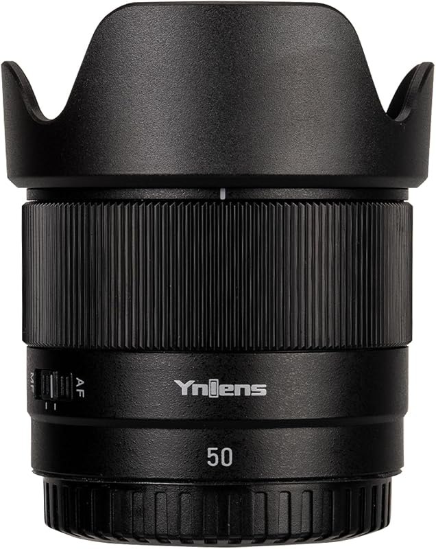 YONGNUO 50mm F1.8 Lens for Sony E-Mount Cameras, APS-C Frame Auto Focus Standard Prime Lens for Sony E Mount