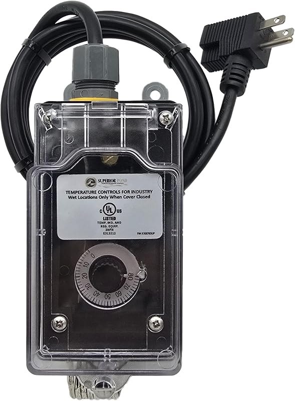SUPERIOR POND DT1000 Automatic De-Icer Thermostat Controller - 120 Volt — pond-deicer-no-leak for pond deicer durable