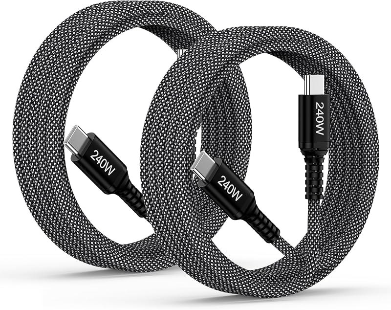 for Samsung Charger Cable 6FT 240W USB C to USB C Super Fast Charging Cord — cable for best Samsung Galaxy Z Fold 6