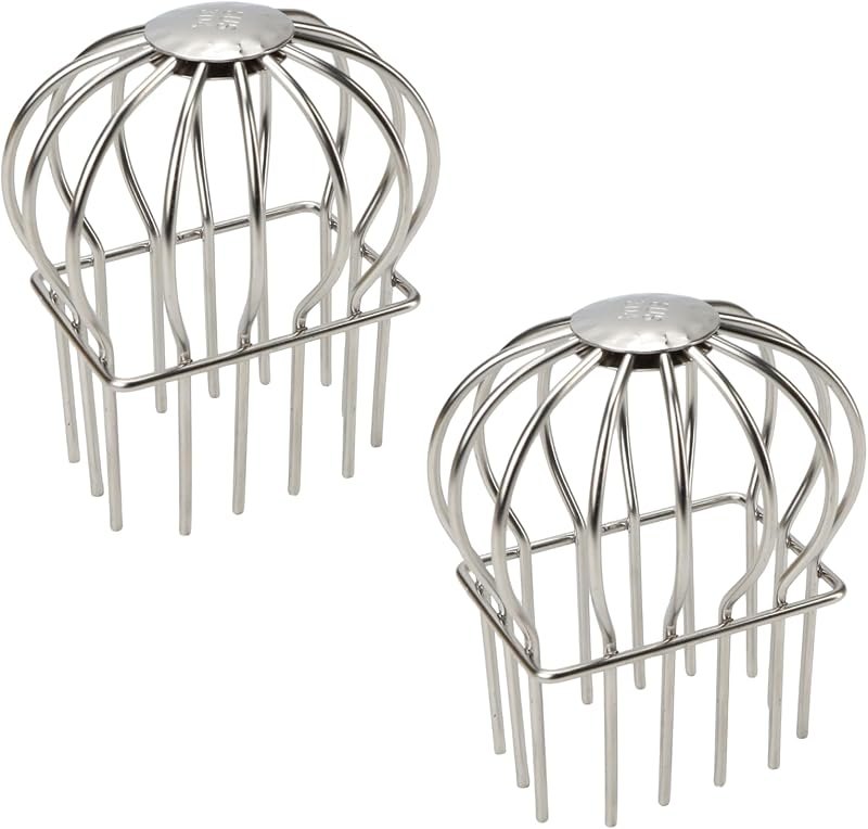 2 Packs Square Gutter Downspout Guard — downspout strainer for gutter guard durable heavy duty